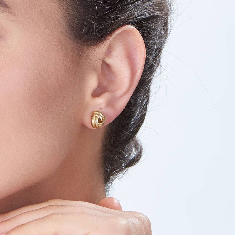 Love Knot Earrings in Gold Vermeil