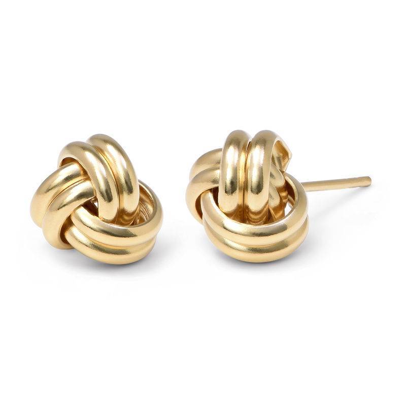 Love Knot Earrings in Gold Vermeil