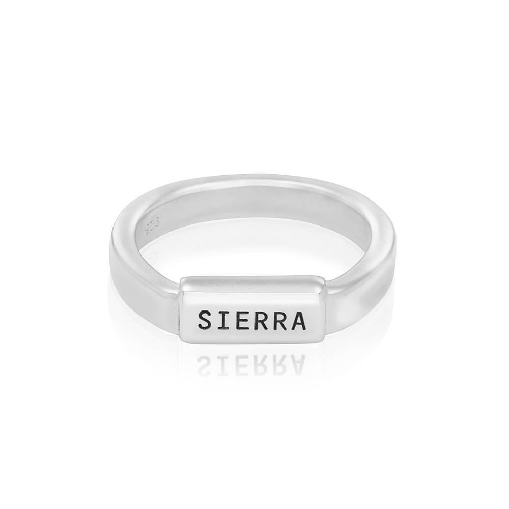 Novel Tube Ring in Sterling Silver