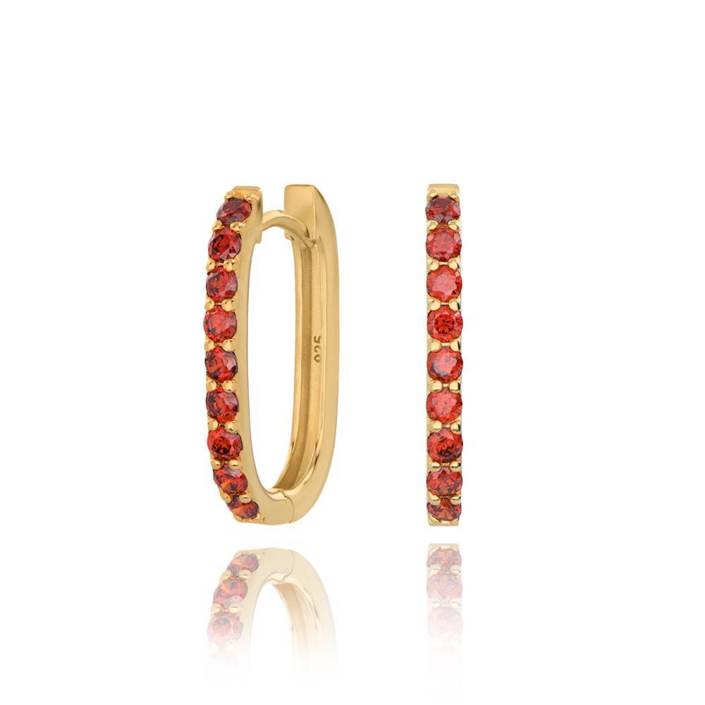 Stella CZ Huggies in Gold Vermeil