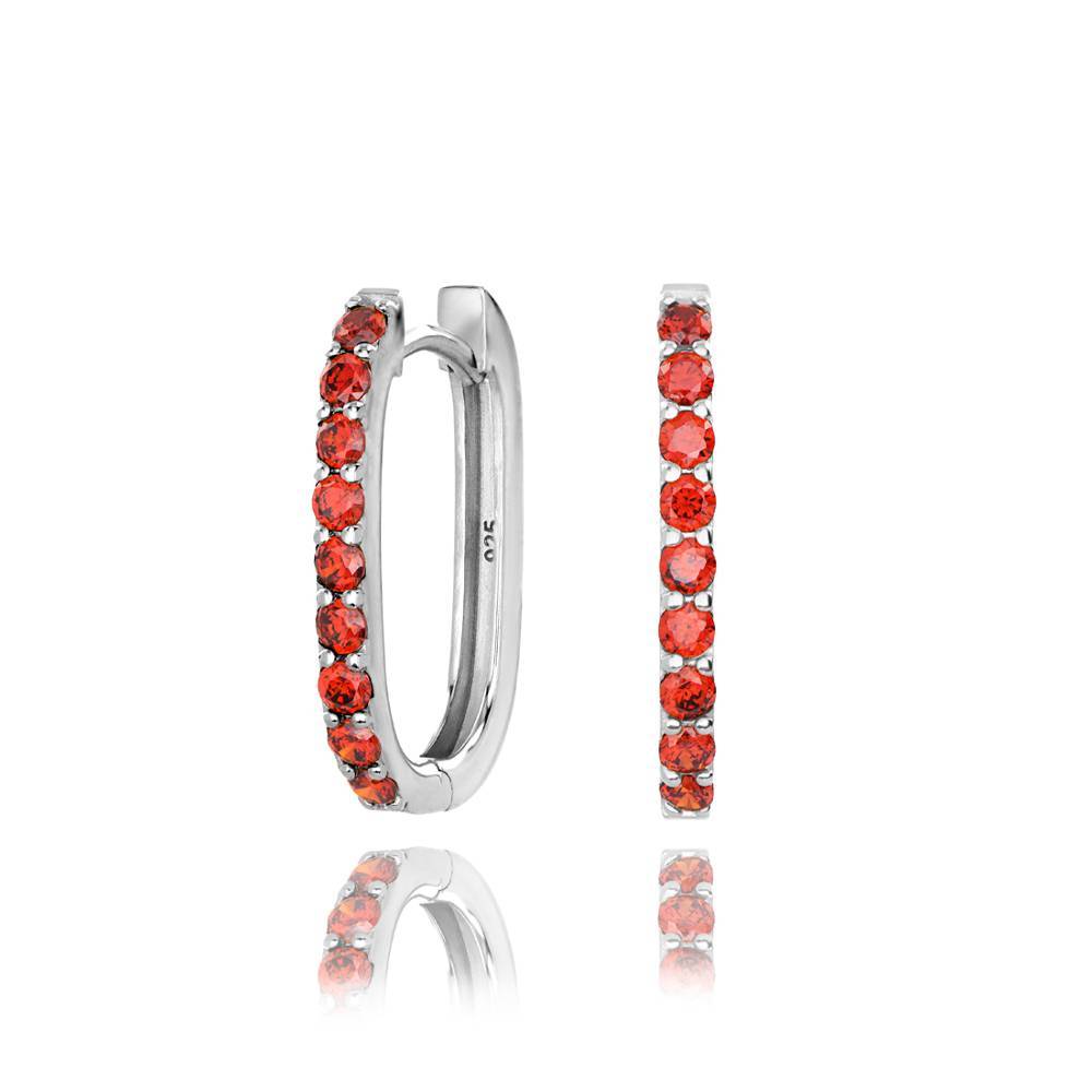 Stella CZ Huggies in Sterling Silver