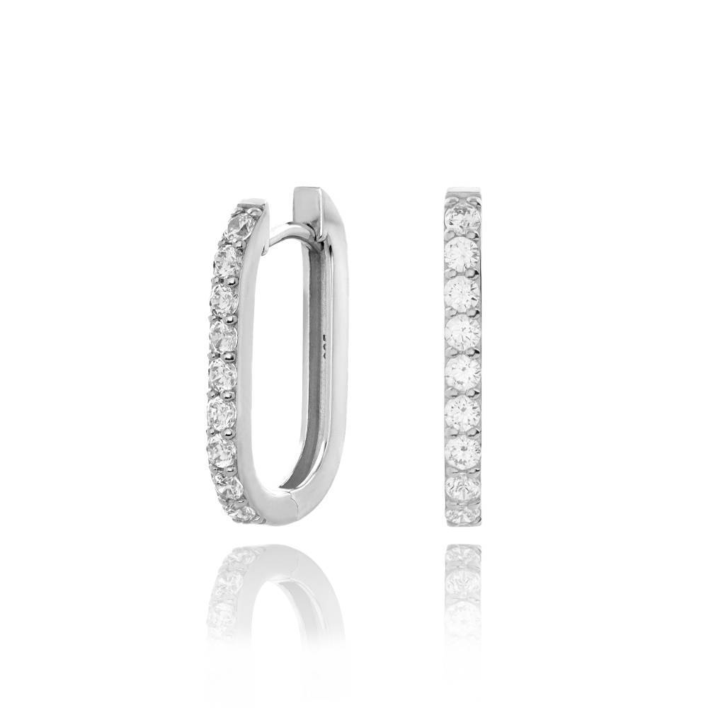 Stella CZ Huggies in Sterling Silver