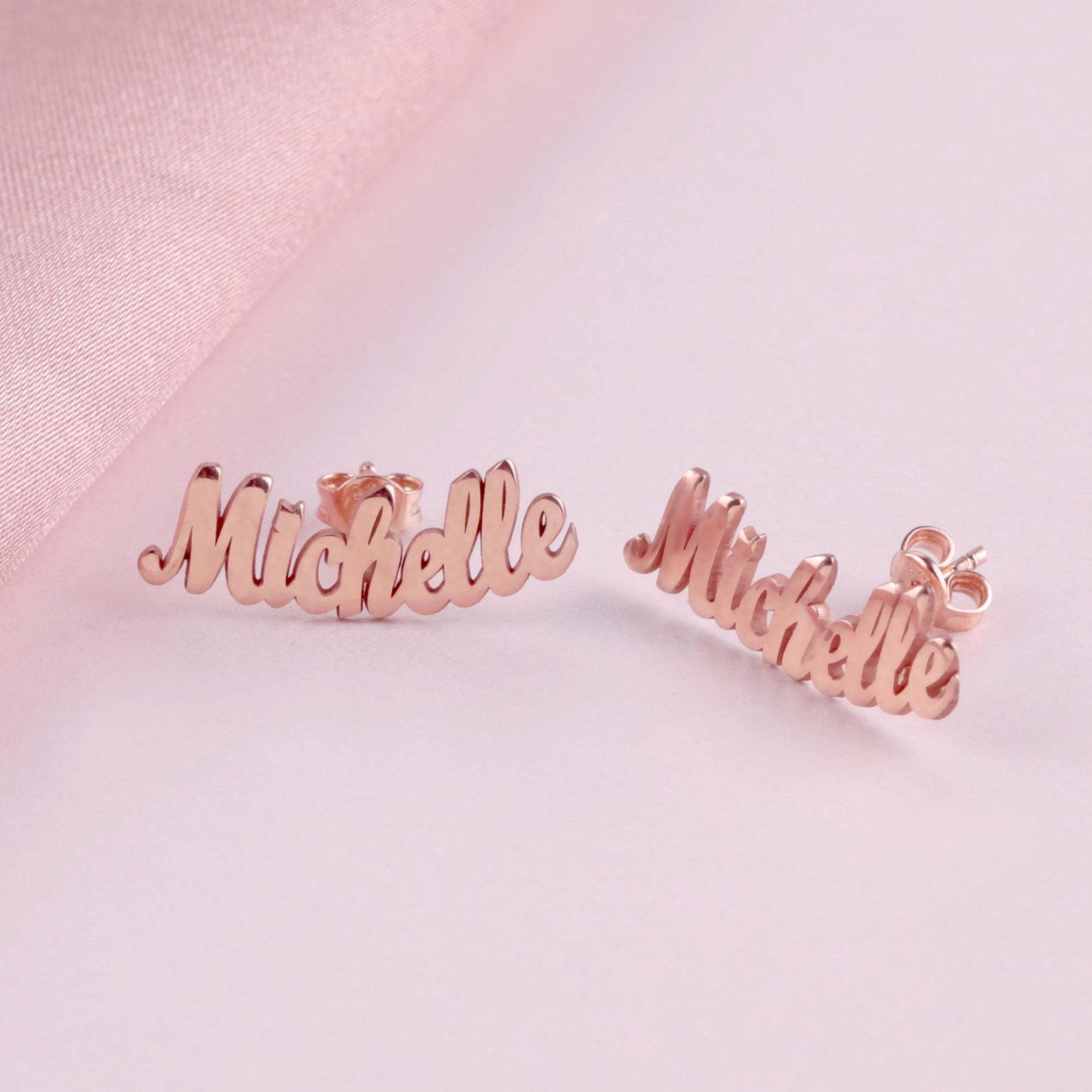 Studs Name Earrings