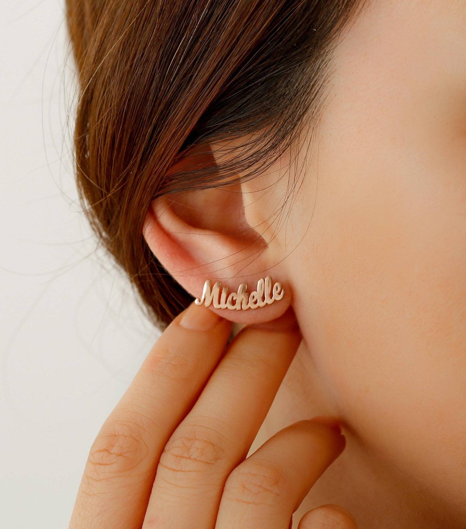 Studs Name Earrings