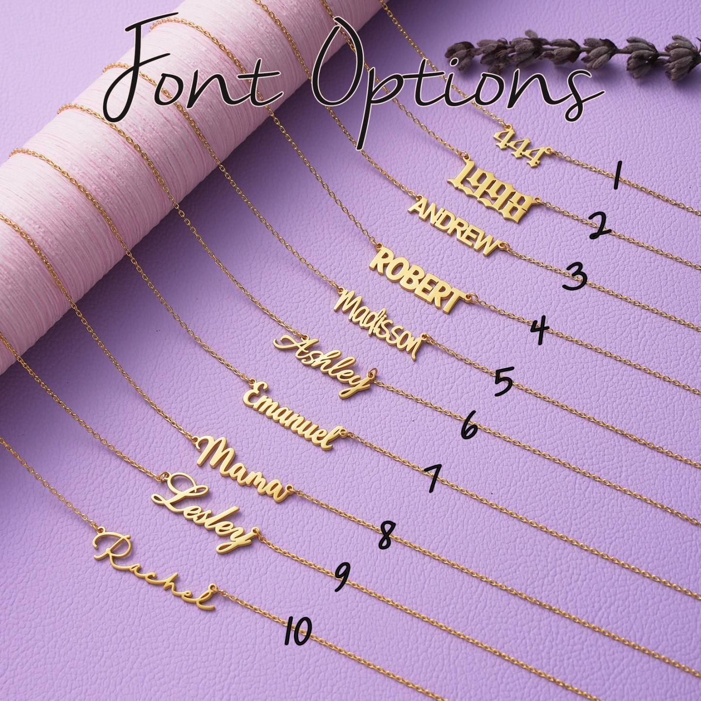Mama Necklace,Nameplate Necklace in Sterling Silver