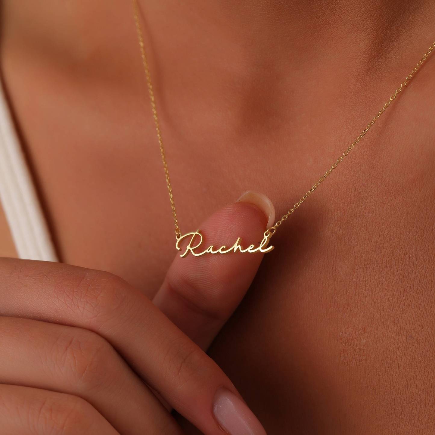 Mama Necklace,Nameplate Necklace in Sterling Silver