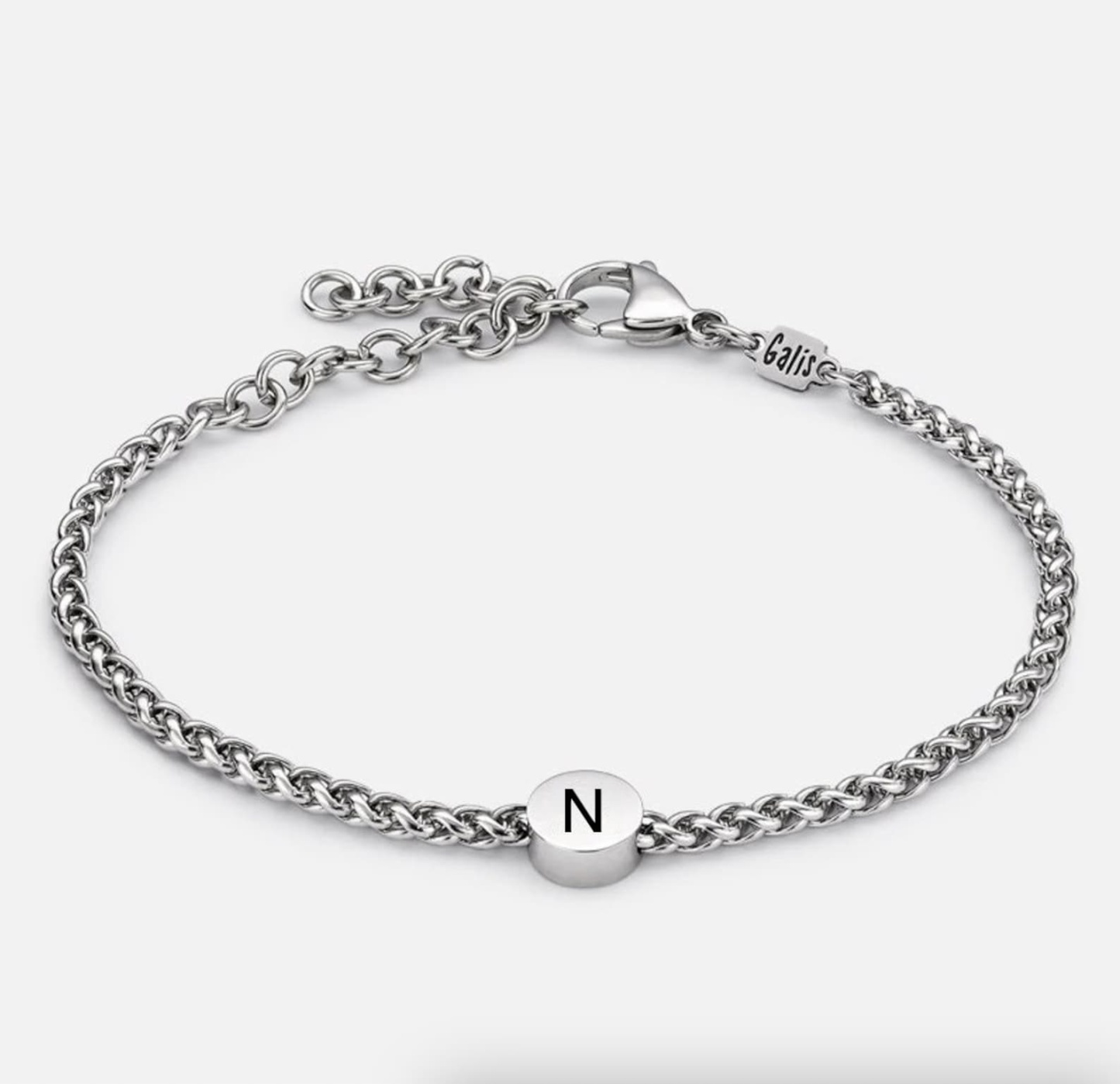 Personalized Men's Bracelet in Sterling Silver