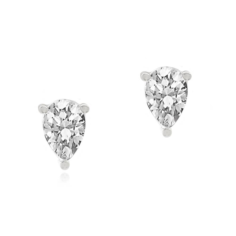 Sofia Triangle Stud Earrings in Sterling Silver