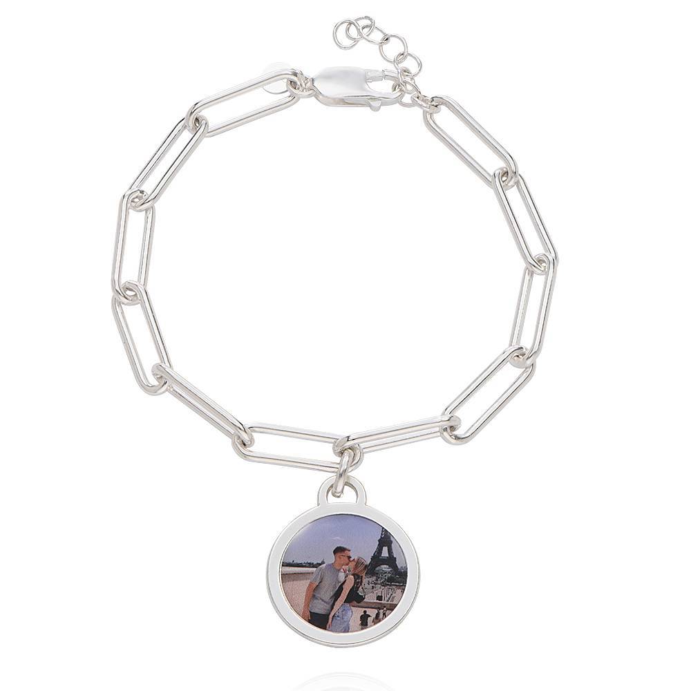 The Sweetest Photo Pendant Bracelet in Sterling Silver