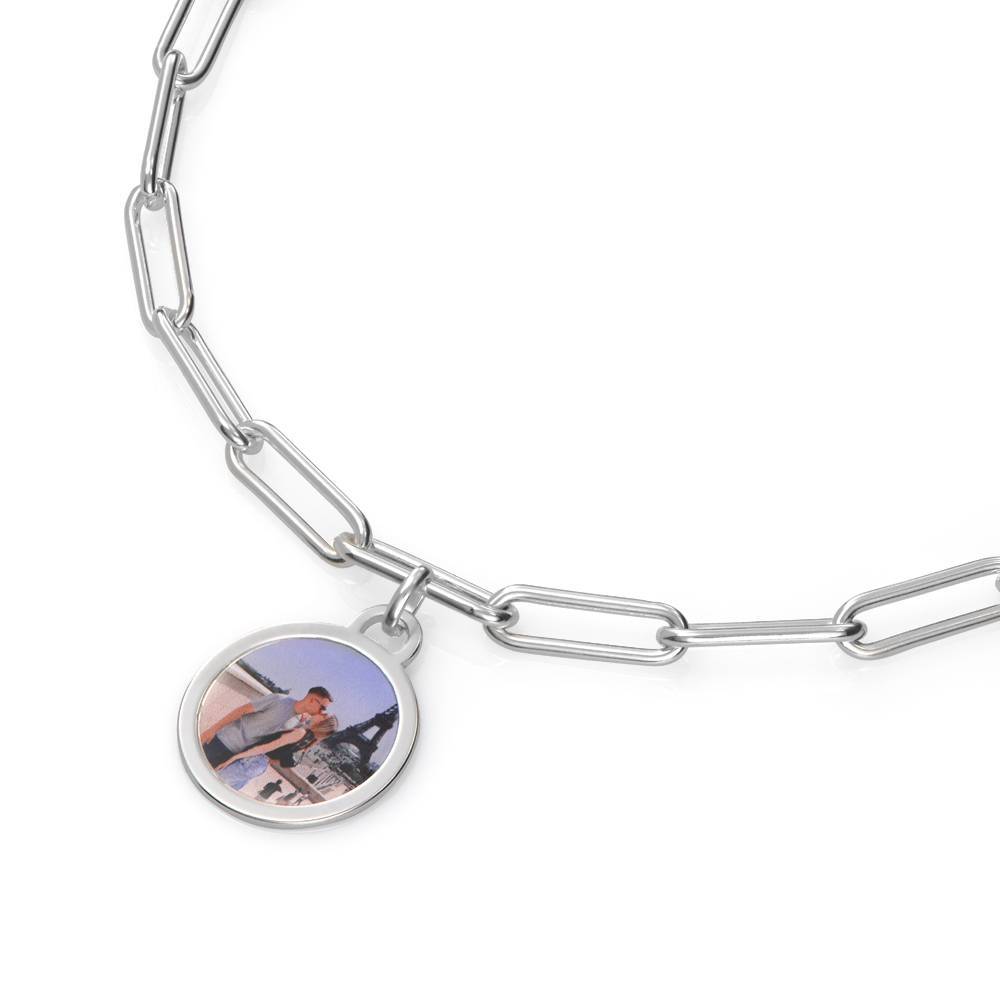 The Sweetest Photo Pendant Bracelet in Sterling Silver