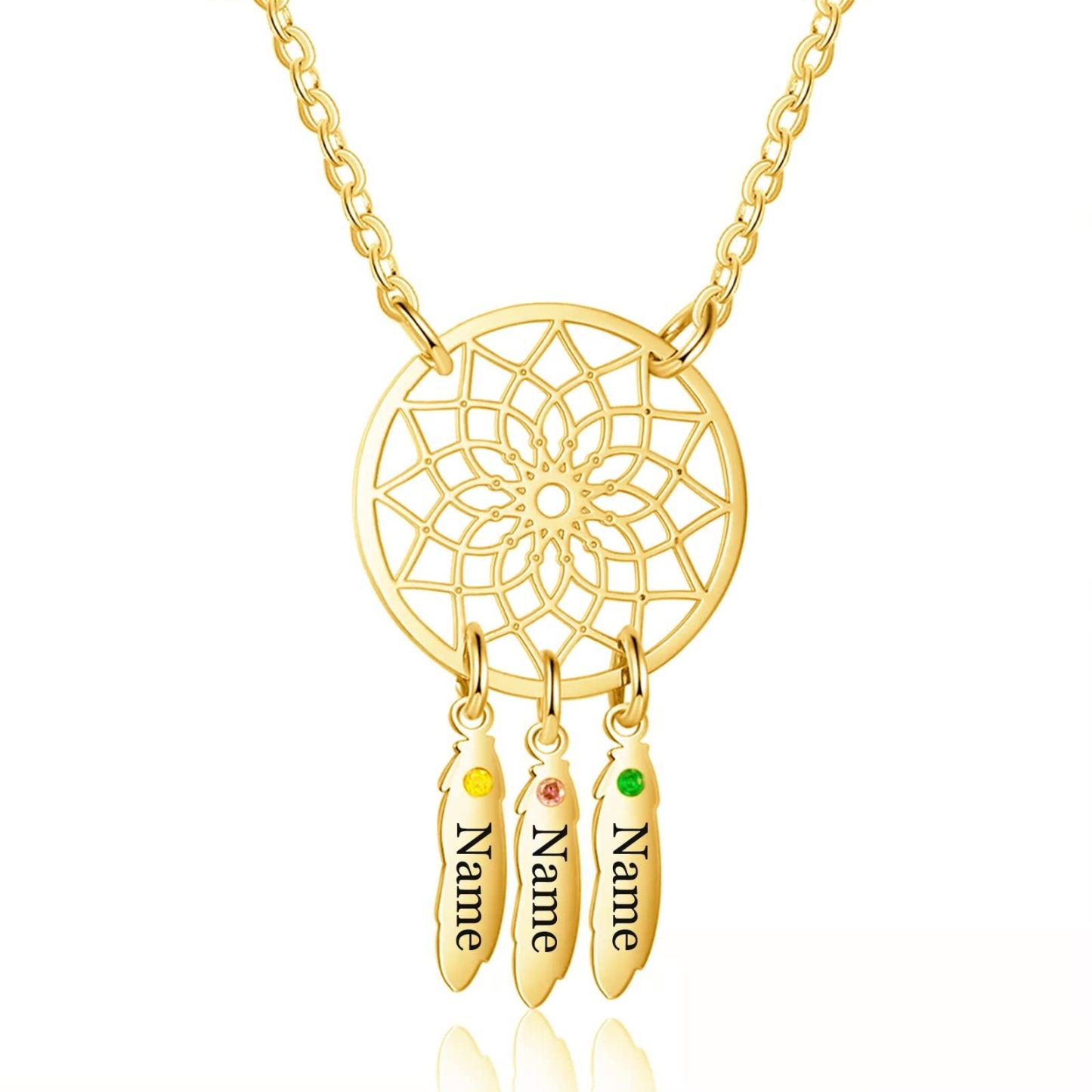 Devoted Companion Paw & Bone Pendant Necklace in 14K Solid Gold-YAFEINI Personalized Jewelry