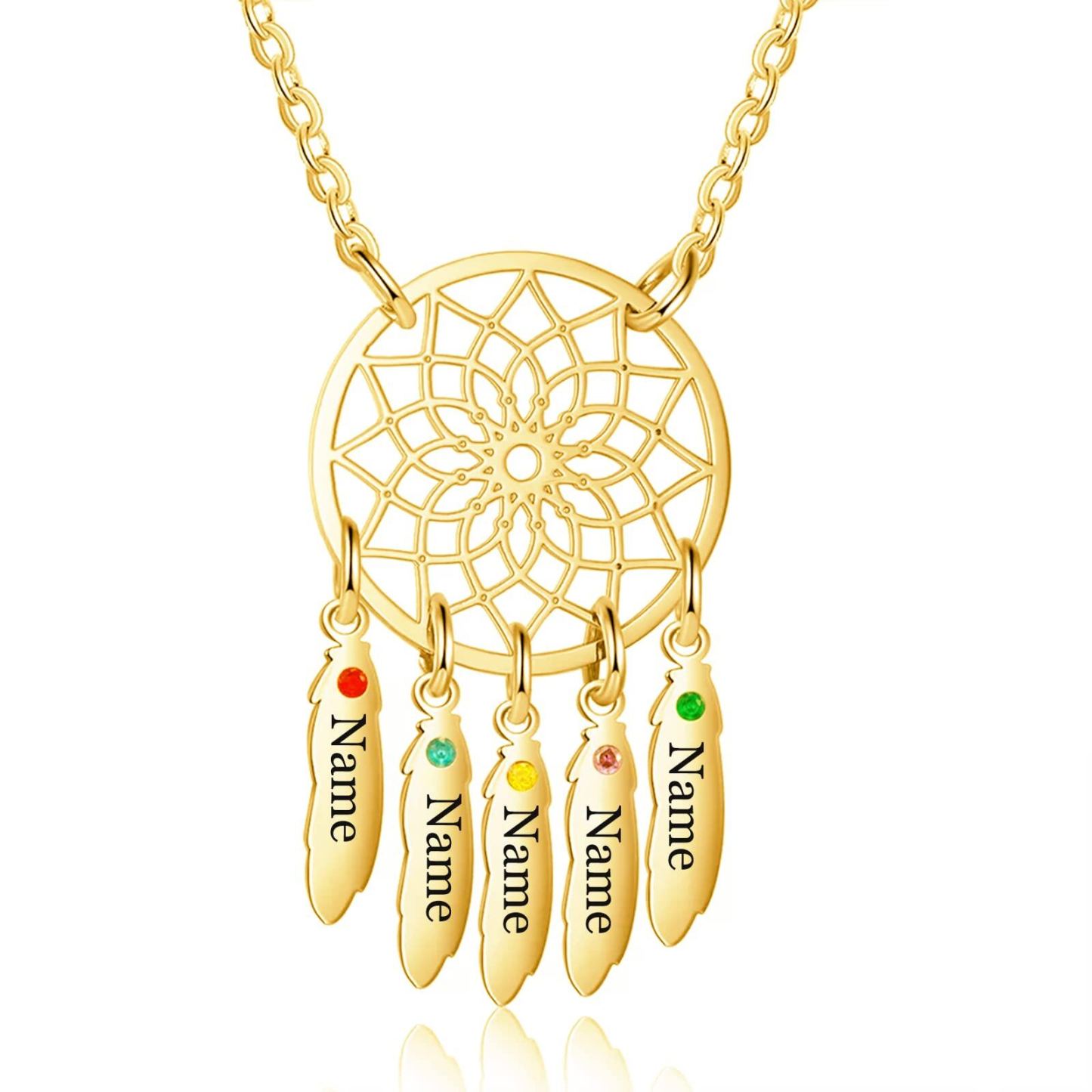 Devoted Companion Paw & Bone Pendant Necklace in 14K Solid Gold-YAFEINI Personalized Jewelry