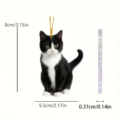 【🎄 Early Christmas Sale 40% OFF】🐾 Tuxedo Cat Christmas Ornament
