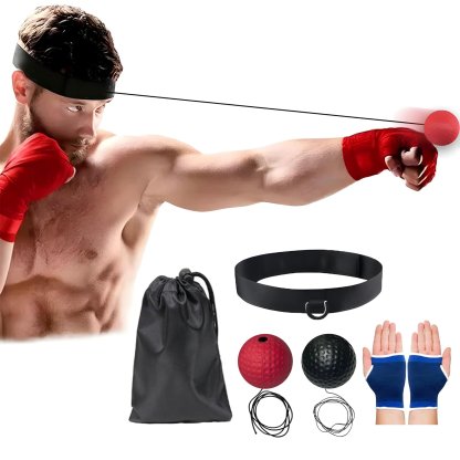 💥LAST DAY SALE 49% OFF💥 Boxing Reflex Ball for Boy Gifts, Improve Reaction Speed and Hand Eye Coordination Training Boxing Equipment for Home