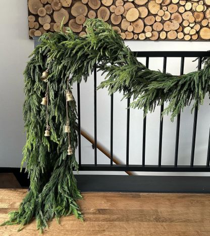 Christmas Sale 50% OFF!✨Natural Christmas Greenery - Real Touch Norfolk Pine Garland🌲