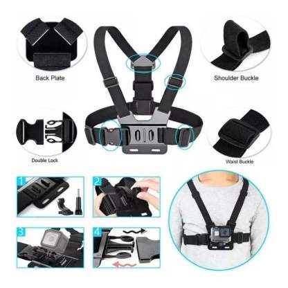 💥LAST DAY SALE 49% OFF💥 Action Camera Strap Set with Phone Clip, Fixing Mount for Gopro/Phone/Osmo Action, Sports Camera Accessories