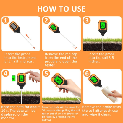 🔥Last Day 49% OFF-Digital 4-in-1 Soil Test Meter