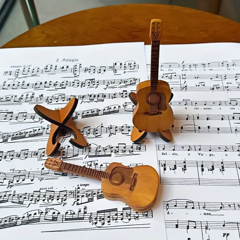 🎁Wooden Acoustic Guitar Pick Box🎸