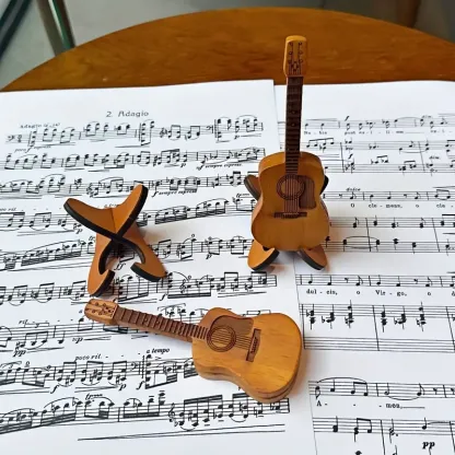 🎁Wooden Acoustic Guitar Pick Box🎸