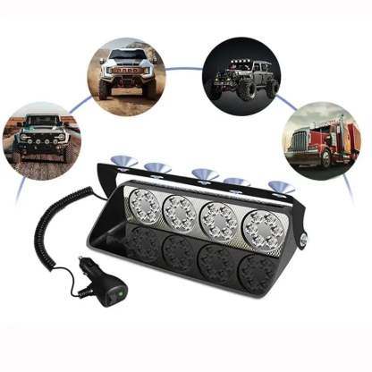 New suction cup flash light car front windshield