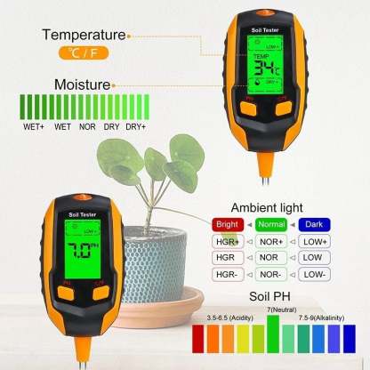 🔥Last Day 49% OFF-Digital 4-in-1 Soil Test Meter