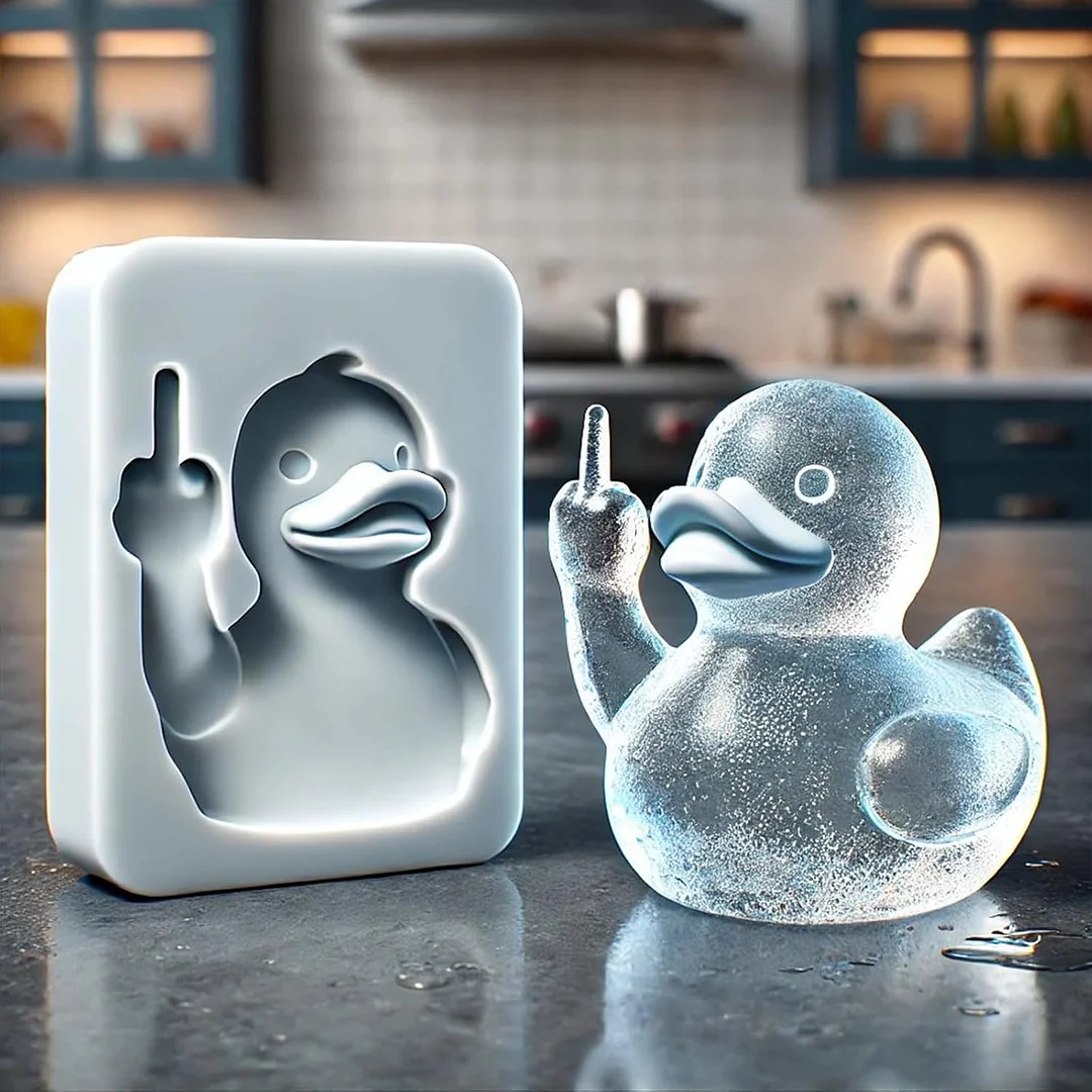 Funny Middle Finger Ice Mold✨