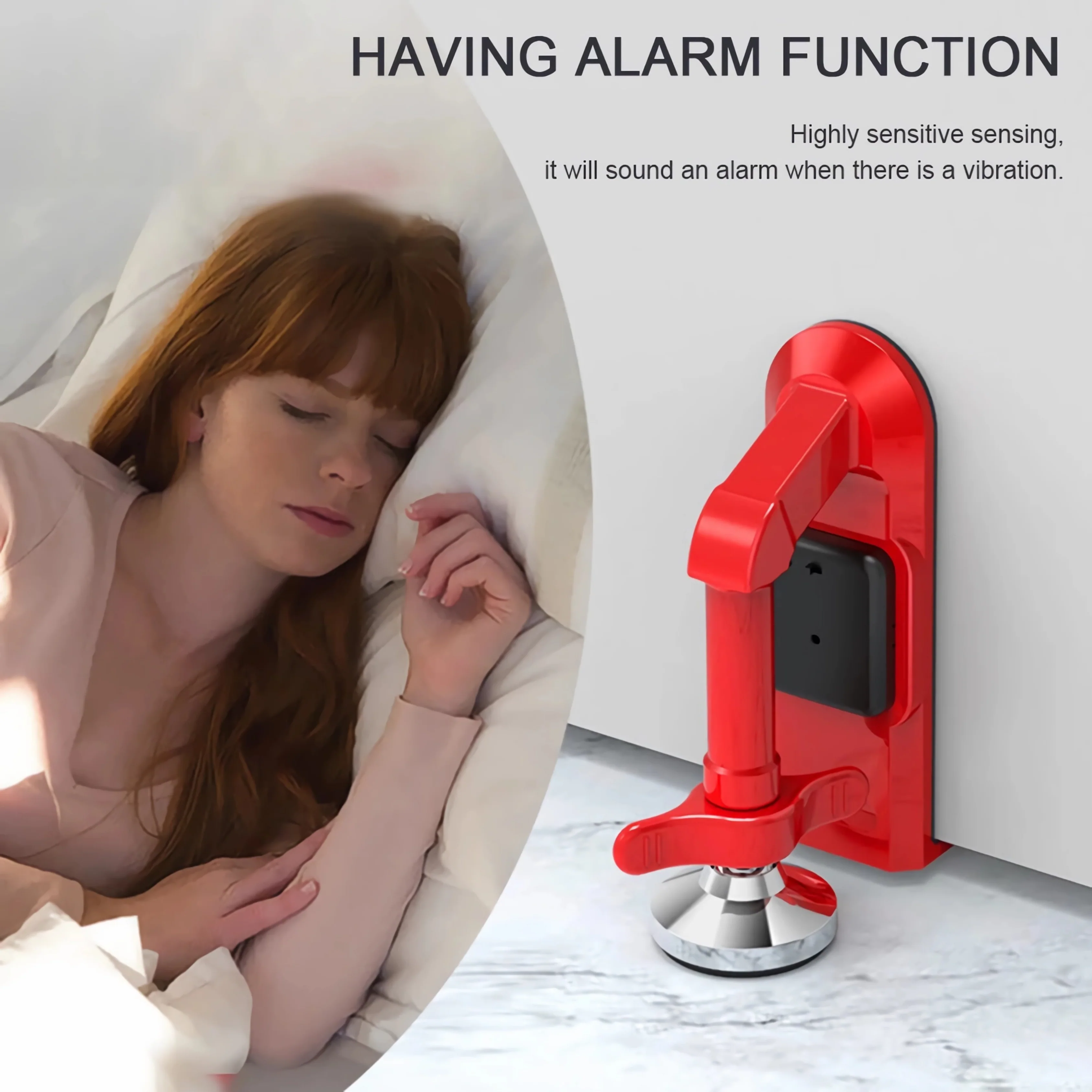 🔥LAST DAY 49% OFF - Dragentle Portable Alarm Door Stopper