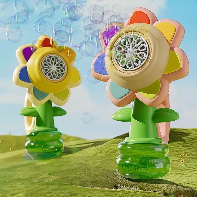 Sunflower Bubble Machine
