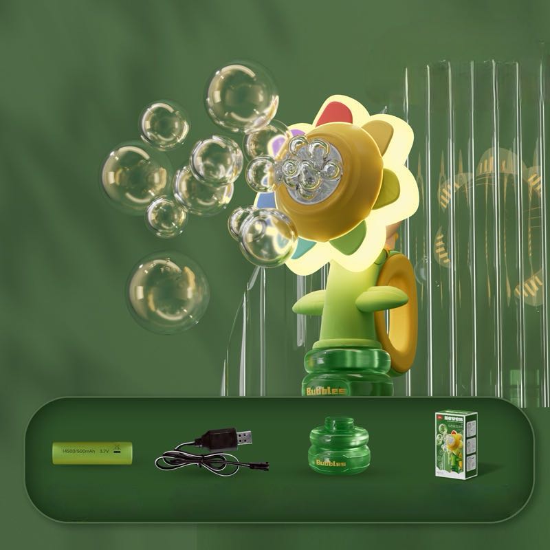 Sunflower Bubble Machine