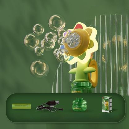 Sunflower Bubble Machine