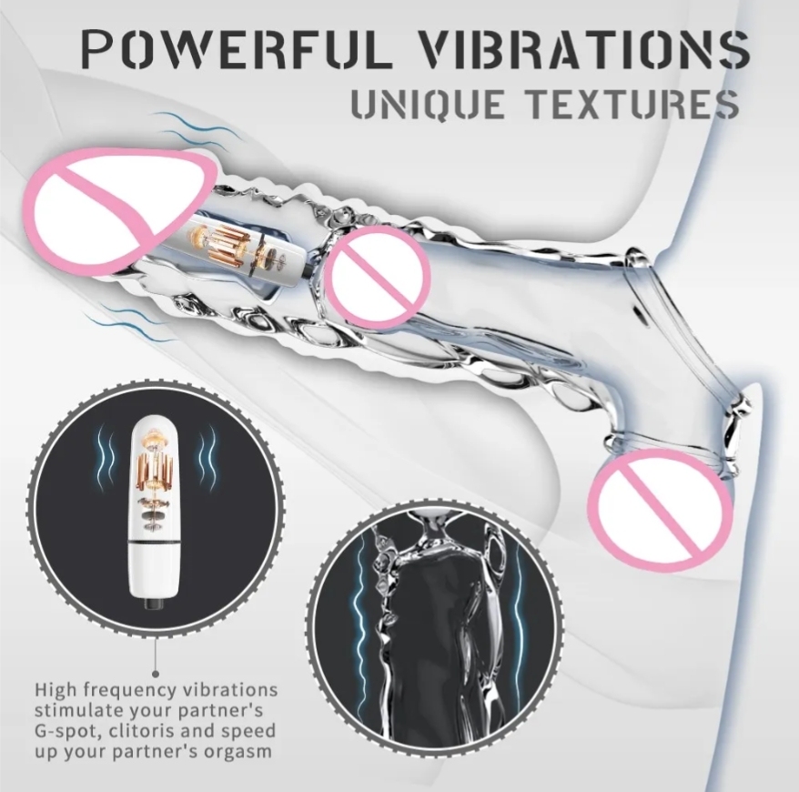 💥💥2025 latest hot style low price 💥💥-Reusable penis extension vibrator😍