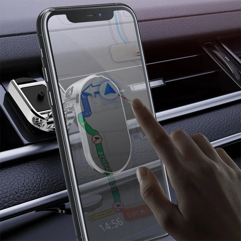 🔥Alloy Folding Magnetic Car Phone Holder
