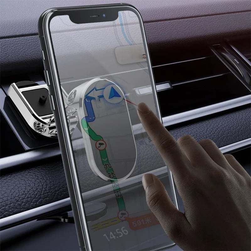 🔥Alloy Folding Magnetic Car Phone Holder