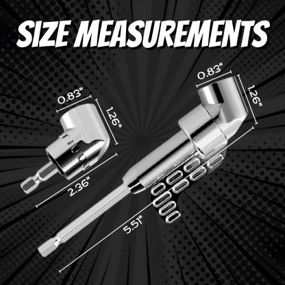 🔧105 Degree Right Angle Drill Adapte
