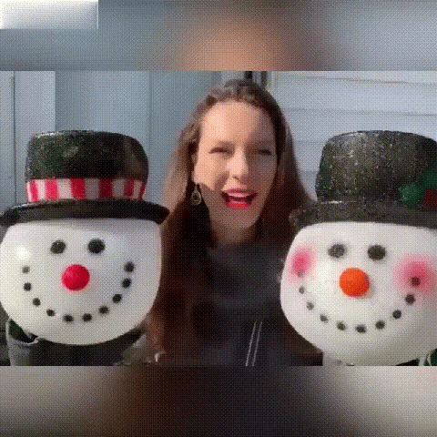 Snowman Porch Light Covers