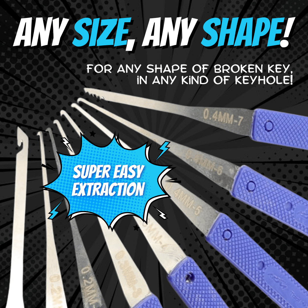 🎅Christmas Hot Sale - 12 pc Broken Key Extractor and Removal Tool Set