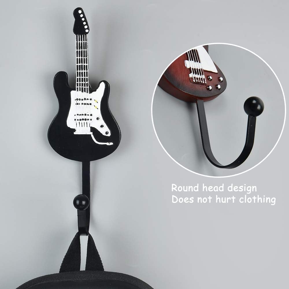 🎸Vintage Guitar Shaped Decorative Hooks Rack