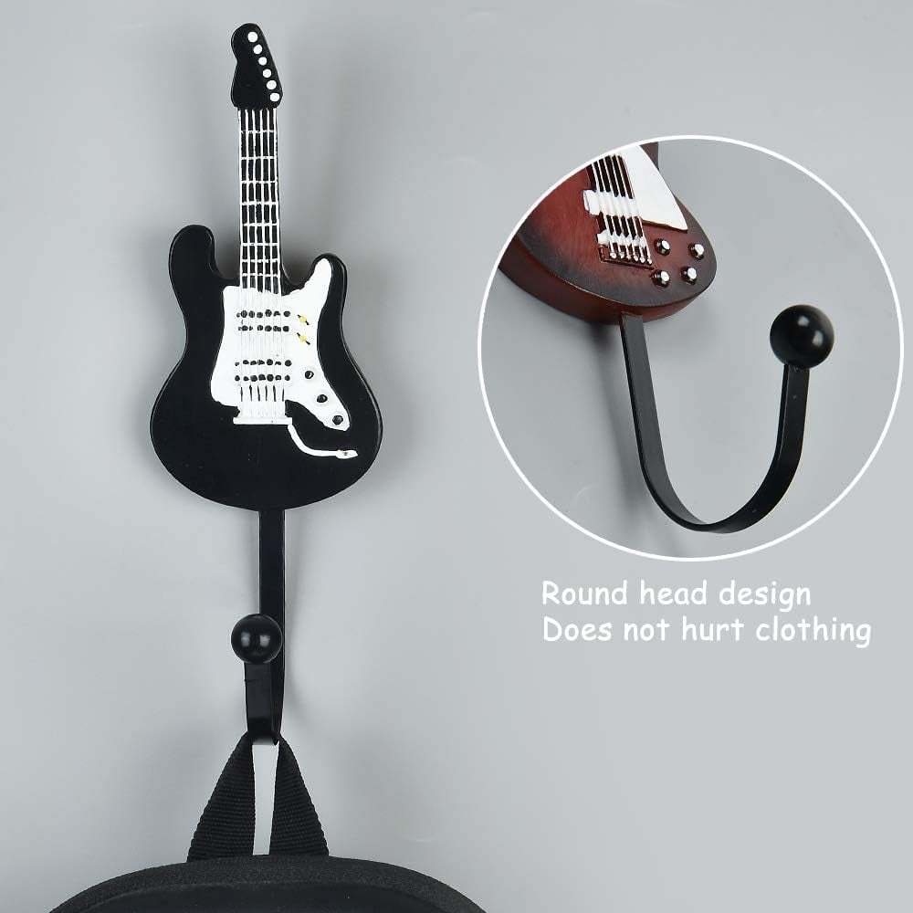 🎸Vintage Guitar Shaped Decorative Hooks Rack