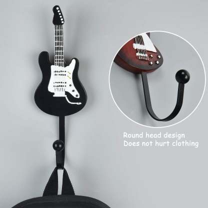 🎸Vintage Guitar Shaped Decorative Hooks Rack