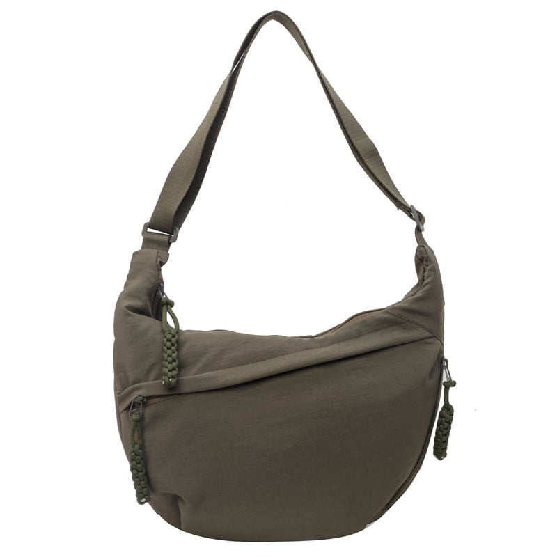 🎉Last Day Promotion 49% OFF - ✨ Stylish Plain Color Nylon Crossbody Bag 