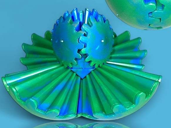 GearSphere - The Steampunk Whirling Wonder Fidget (Gear Ball)