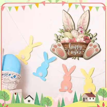 🎁Last Day Promotion 49% OFF🔥Easter Bunny Wooden Suncatcher🐰🌸