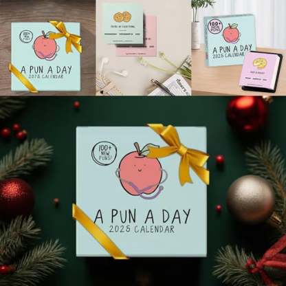 2025 Punny Daily Desk Calendar| Funny Calendar 2025 Day to Day for Home or Office