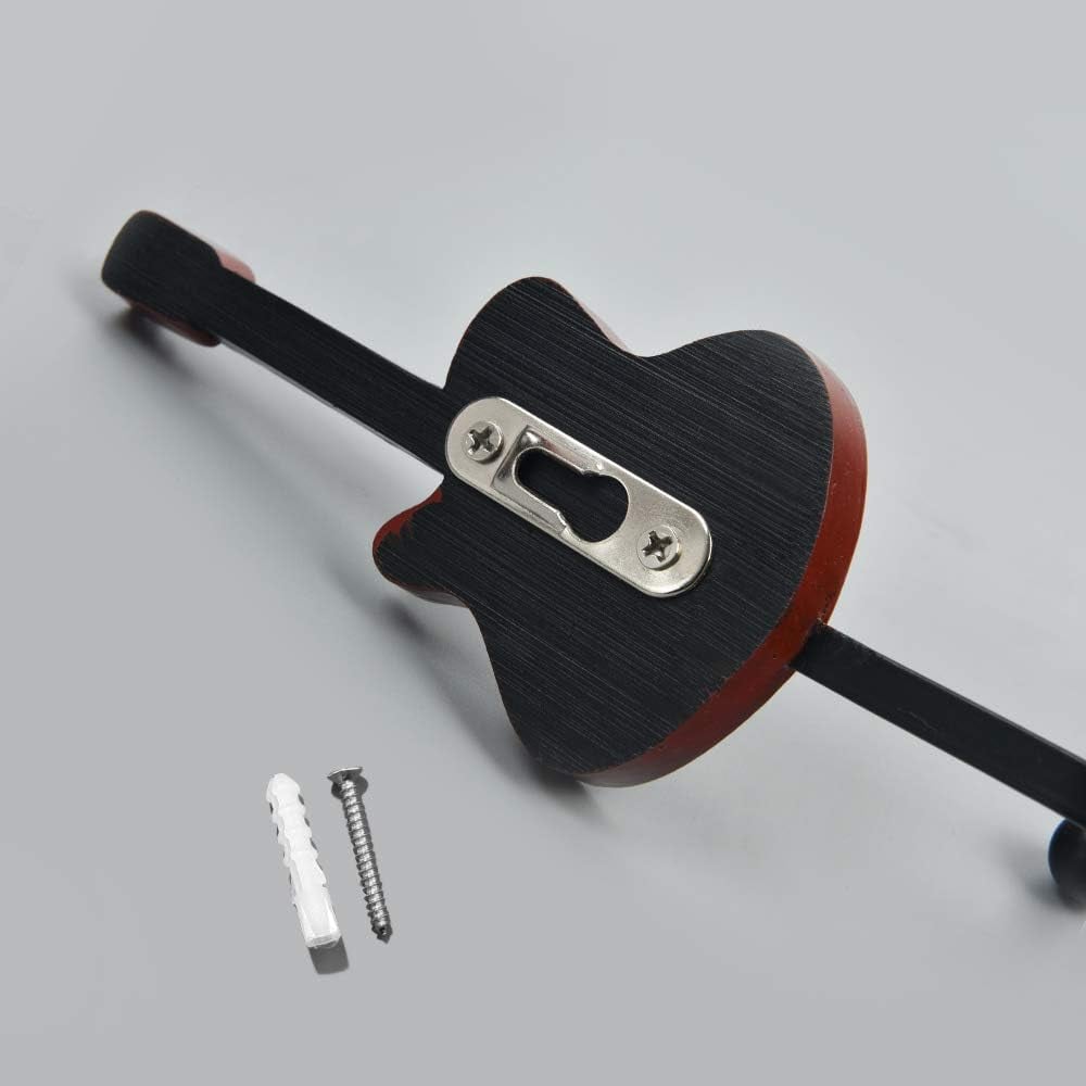 🎸Vintage Guitar Shaped Decorative Hooks Rack