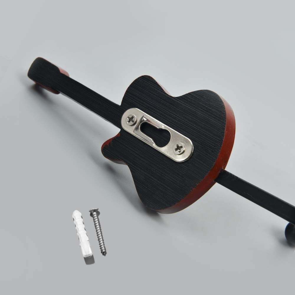 🎸Vintage Guitar Shaped Decorative Hooks Rack