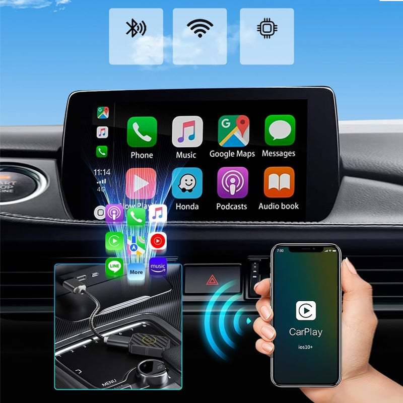 ✨LAST DAY ONLY 49% OFF🔥 Mini Universal Wireless CarPlay Adapter
