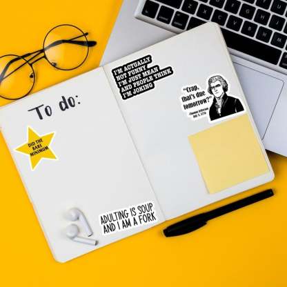🔥Hot Sale 49% OFF Today-Set of 130 Pcs Funny Saying Stickers