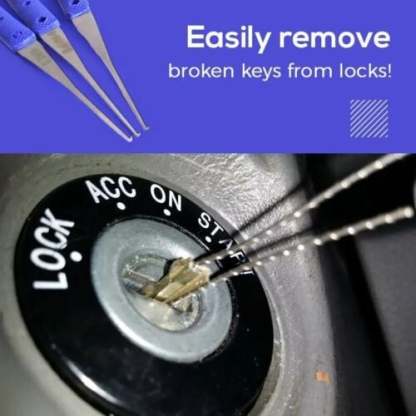🎅Christmas Hot Sale - 12 pc Broken Key Extractor and Removal Tool Set