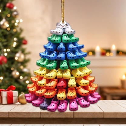 (🎅Xmas Sale 49% OFF🎄) - Stacking Crocs Christmas Ornaments