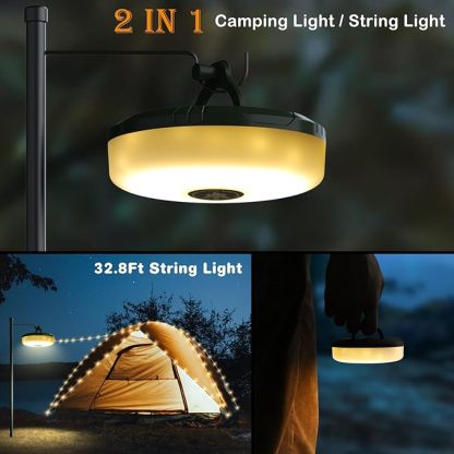 🎅Christmas 49% OFF🎁32.8 FT Camping Outdoor Waterproof String Light